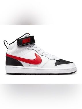 Nike (BIG BOYS 5Y) Court Borough Mid 2 Sneakers